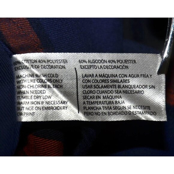 U.S. Polo Assn. Boys Blue Plaid Button Front Long Sleeve Shirt Size XXL (18) - Picture 7 of 8